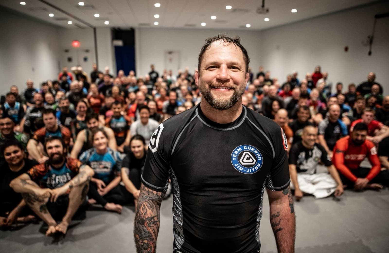 Jeff Curran with the Big Frog BJJ Retreat group